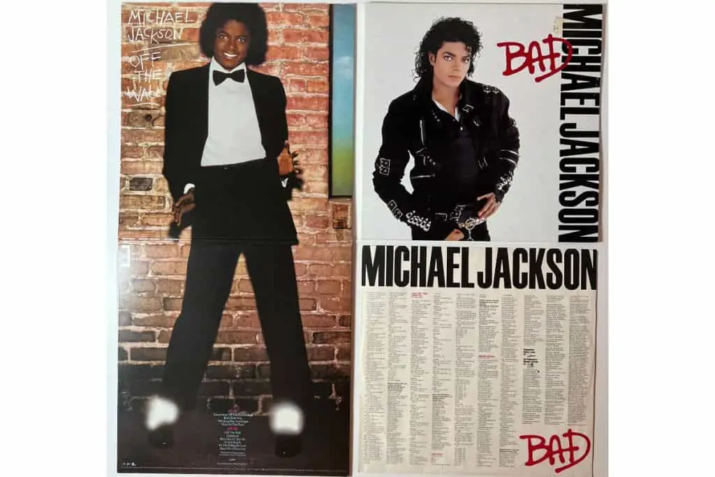 Two Vinyl Albums With Michael Jackson